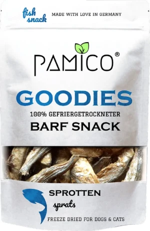 PAMICO Goodies Całe Szproty Liofilizowane 50g