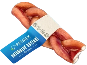 PETMEX Penis wołowy warkocz dla psa 15 cm 1szt