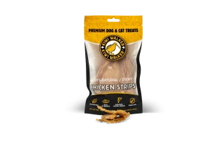 Kiwi Walker 100% Kurczak paski Przysmak suszony powietrzem 100g