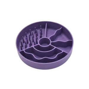 FIBOO Slow Fibowl miska spowalniająca jedzenie - fioletowa 19 cm