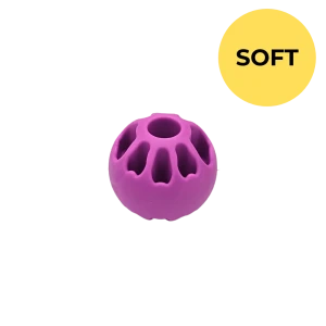 FIBOO Snack Fibool SOFT - piłka fioletowa 6cm