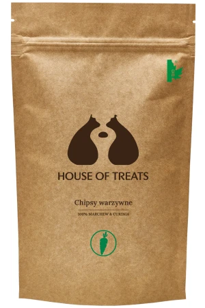 House of Treats - Chipsy warzywne marchew & cukinia 40g