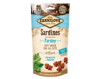 CARNILOVE Soft Snack Sardines & Parsley - Sardynka z Natką Pietruszki dla Kota 50g