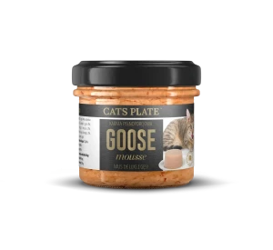 Cats Plate Goose Mousse 100g
