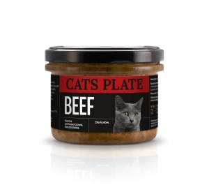 Cats Plate Beef 180g