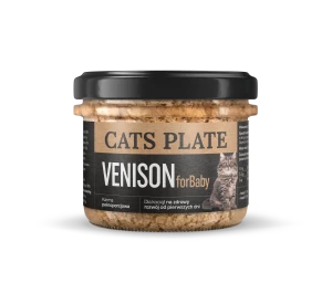 Zestaw 24 słoików - Cats Plate for Baby Venison 180g