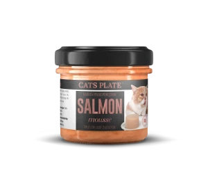 Zestaw 12 słoików - Cats Plate Salmon Mousse 100g