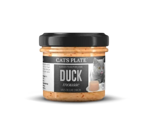 Zestaw 24 słoików - Cats Plate Duck Mousse 100g
