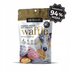 Dr Malou Wafle liofilizowane z mięsa kurczaka (mix smaków) 120g