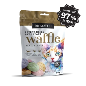 Dr Malou Wafle liofilizowane mięsa kurczaka (mix smaków) 60g
