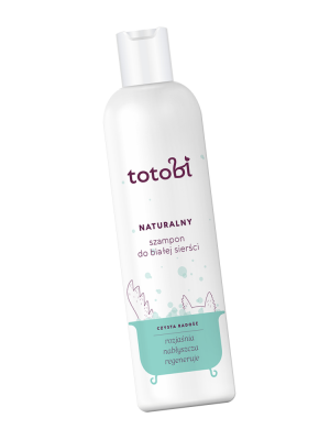 TOTOBI Naturalny Szampon do Białej Sierści 300ml