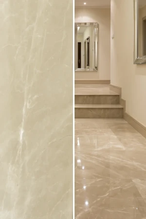 Podstopnica Marmurowa Crema Marfil New Polerowany | 135x16,5x2 cm
