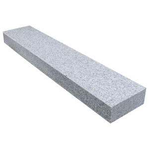 Opornik Granitowy G603 Bianco Cristal Boki Cięte Płomieniowany | 100x6x20 cm