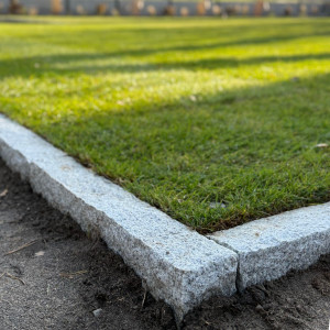 Palisada Granitowa G603 Bianco Cristal Łupany | 60x10x10 cm