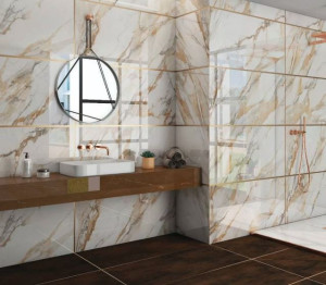 Gres polerowany Marble Calacatta Gold | 120x60 cm