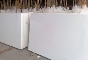 Płyta z konglomeratu marmurowego Polare Snow White polerowana | 320x160x3 cm