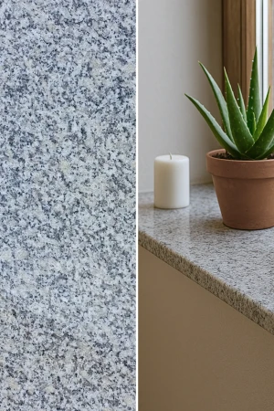 Parapet / Stopnica granitowa szara polerowana G602 | 180x33x2 cm