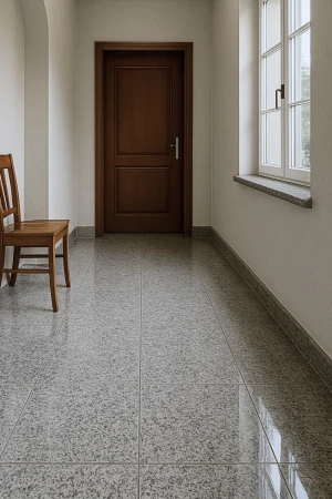 Płytka granitowa szara polerowana G602 | 40x40x1,5 cm