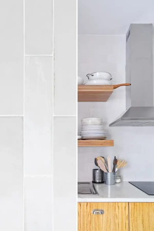 Płytka Tribeca Gypsum White | 6x24,6 cm