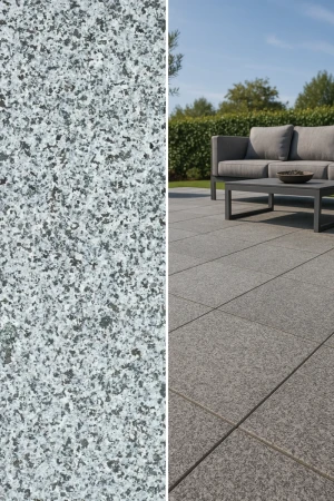 Płytka granitowa Dark Grey New G654 płomieniowana | 60x60x3 cm