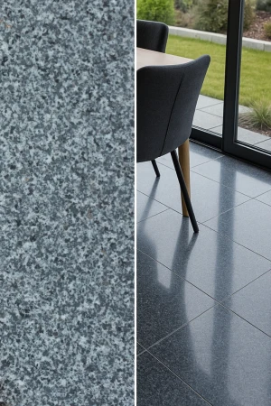 Płytka granitowa Dark Grey New G654 polerowana | 60x60x1,5 cm