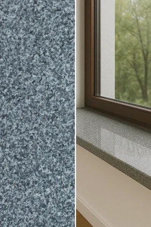 Parapet Granitowy G654 New Grafitowy Polerowany | 152x33x2 cm