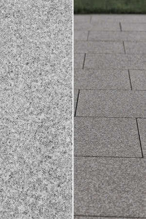 Płytki Granitowe Płomieniowane Light Brown G664 New | 40x60x2 cm