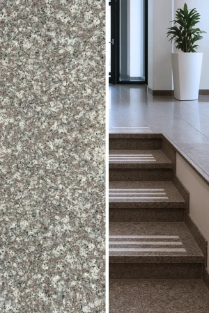 Stopnica granitowa polerowana z antypoślizgiem G664 | 100x35x2 cm