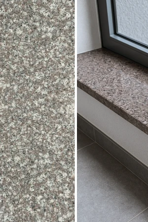 Parapet / Stopnica granitowa polerowana Królewski Brąz G664 | 150x33x2 cm