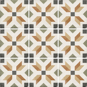 Art Nouveau Empire Colour 20x20