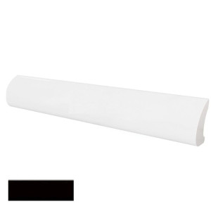 Pencil Bullnose Black/Negro Mat | 3x20 cm