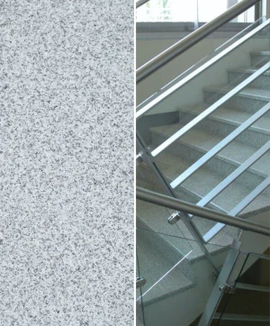 Stopnica Granitowa G603 Szary Płomieniowany | 150x33x3 cm