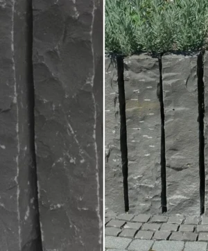 Ogrodowa Palisada Łupana G690 Bazalt Black | 50x10x10 cm