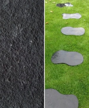 Kamień na ścieżki Płytki ogrodowe Kadappa Black Limestone Natural t/h | 40x60 2-4 cm
