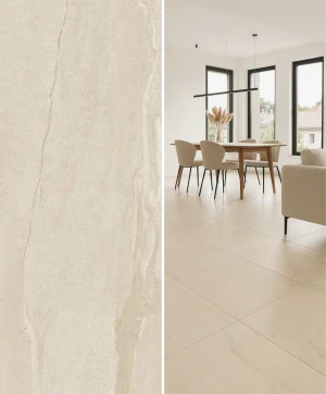 Gres Berlin Ivory satynowy | 120x60x0,9 cm