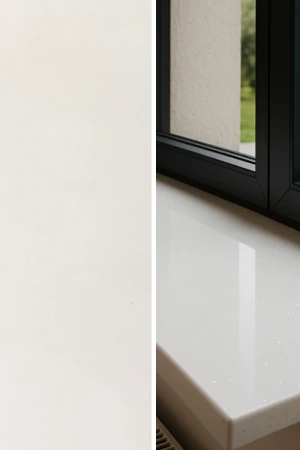 Parapet konglomeratowy Polare Snow White | 92x30 cm