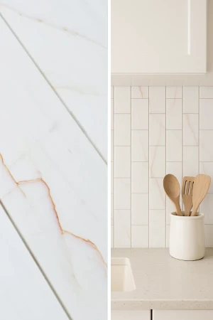 Marmur Glacier Rose Cegiełka Szlifowane | 30,5×7,6×1 cm