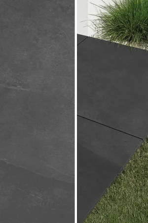 Płytka gresowa City Black Slate | 60x60x2 cm