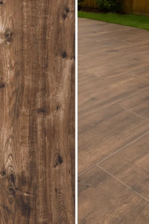 Płytka gresowa City Walnut Ev gres tarasowy 20 mm | | 45x90x2 cm