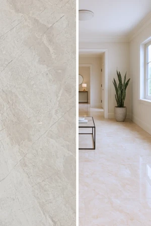 Marmur Queen Beige polerowana | 61x40,6x1,2 cm