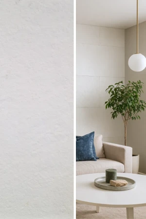 Fornir kamienny White Quartz Marble | 122x244x0,2 cm