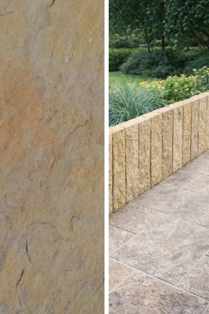 Palisada Obrzeże Wapienne Tandur Yellow Limestone | 100x20x5