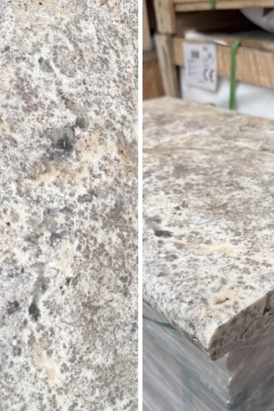 Trawertyn Silver Export Kamień Brzegowy Bullnose | 40,6×61x3 cm