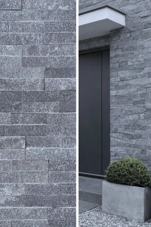 Kamień elewacyjny-dekoracyjny marmur Pure Grey Stackstone | 10x36 cm