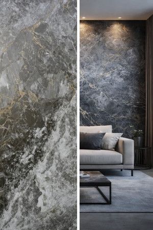Płyta Węglowa Silver Rock Matowa | 280x110 cm