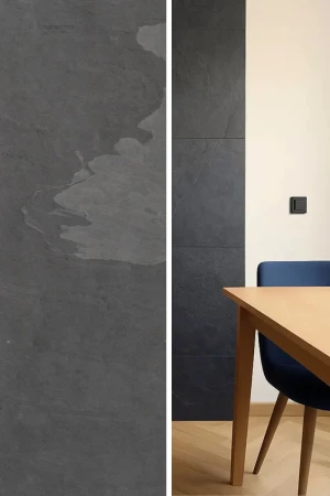 Fornir Kamienny Black Slate XXL | 122x244x0,2 cm