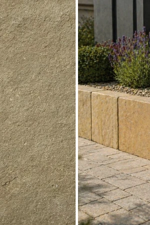 Palisada Obrzeże Wapienne Tandur Yellow Limestone | 100x40x8 cm