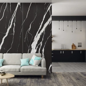 Płyta Węglowa SPC Nero Błyszcząca | 280x112 cm