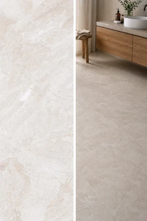 Płytka marmurowa Queen Beige satynowa matowa | 61x40,6x1,2 cm