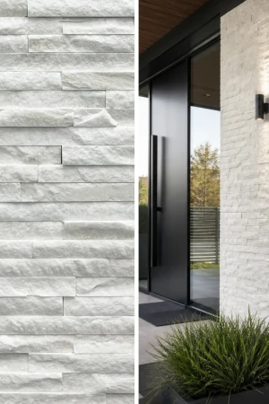 Kamień Elewacyjny Dekoracyjny Łupek Stackstone Mleczny Naturalny | 10x36x0,8-1,2 cm